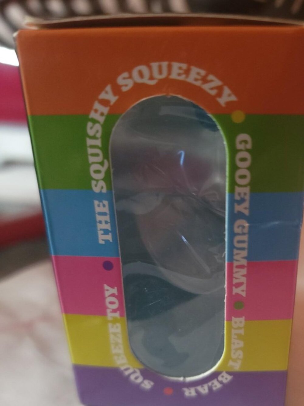 NWT Blue Gummy Bear Soft Squishy Stress Toy Sensory Fidget Gift - Picture 4 of 5